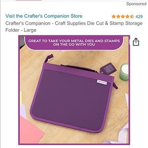 Crafter’s Companion Die-Cut & Stamp Storage 3-Ring Binders (2 Total)